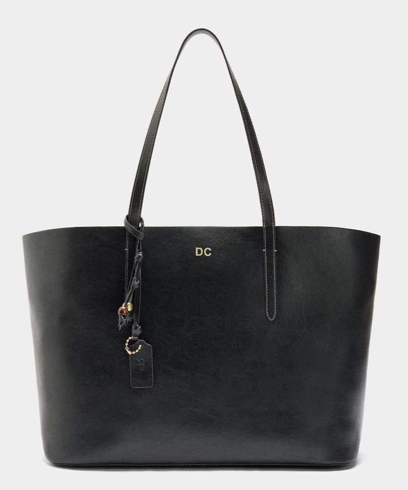 Shopper con cierre de cremallera y neceser extraíble en liso