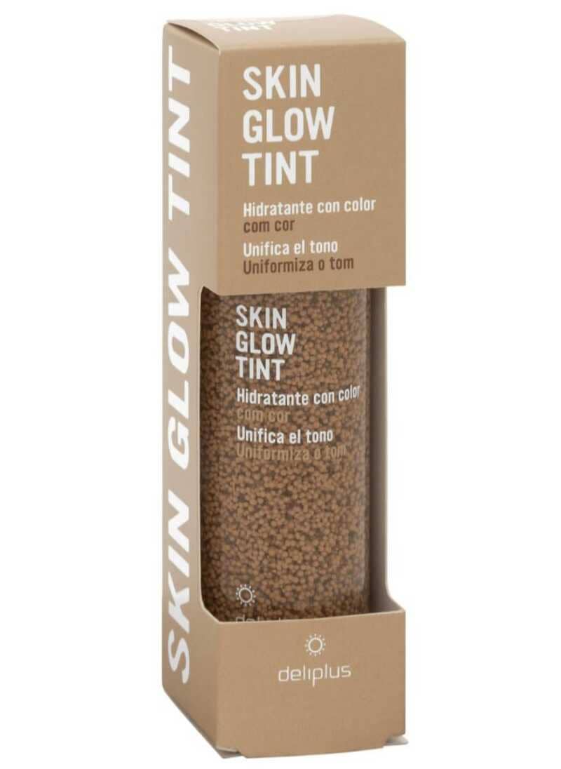 Crema facial hidratante con color Skiny Glow Tint, Deliplus