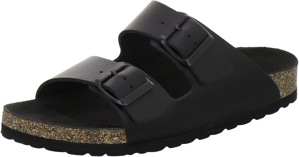 Chanclas de piel auténtica, AFS-Schuhe 2100