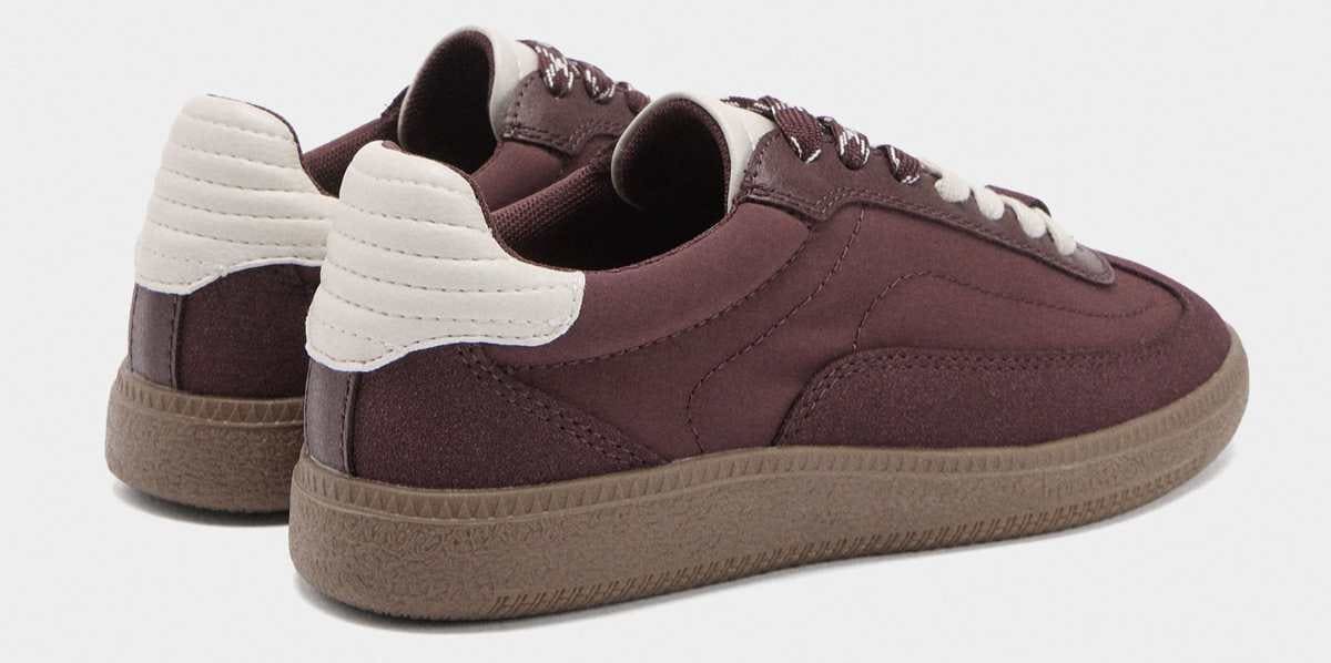 Zapatillas contraste con doble cordón de Parfois