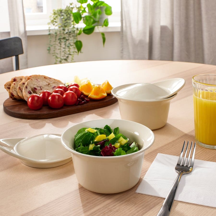 Fuente para horno servir con tapa FÄRGKLAR