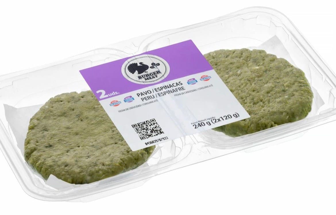 Burger de pavo y espinacas