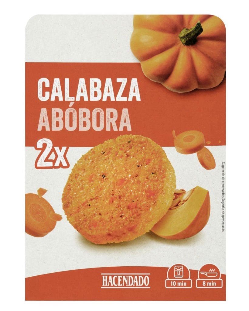 Burgers vegetales Hacendado