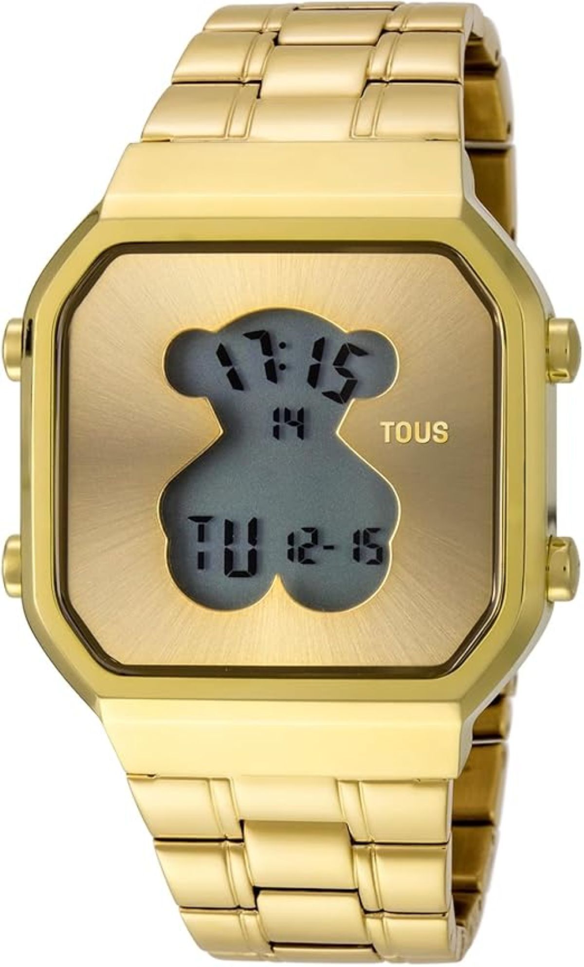 Reloj Tous D-Bear SQ de acero IPG dorado de Amazon