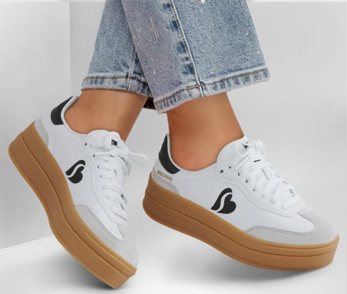 Zapatillas Skechers Academy HI - Stacked Hearts