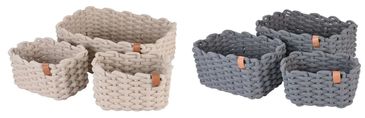 Set de cestas de almacenaje, Livarno Home