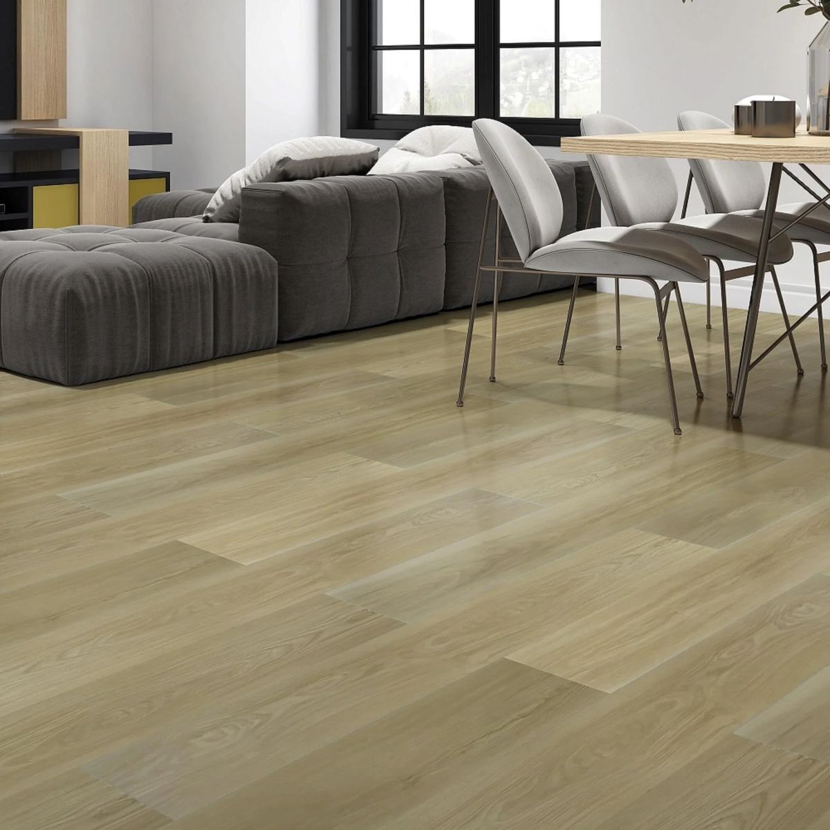 Suelo vinílico SPC clic Intenso Extrem Berlín efecto madera natural de Leroy Merlin