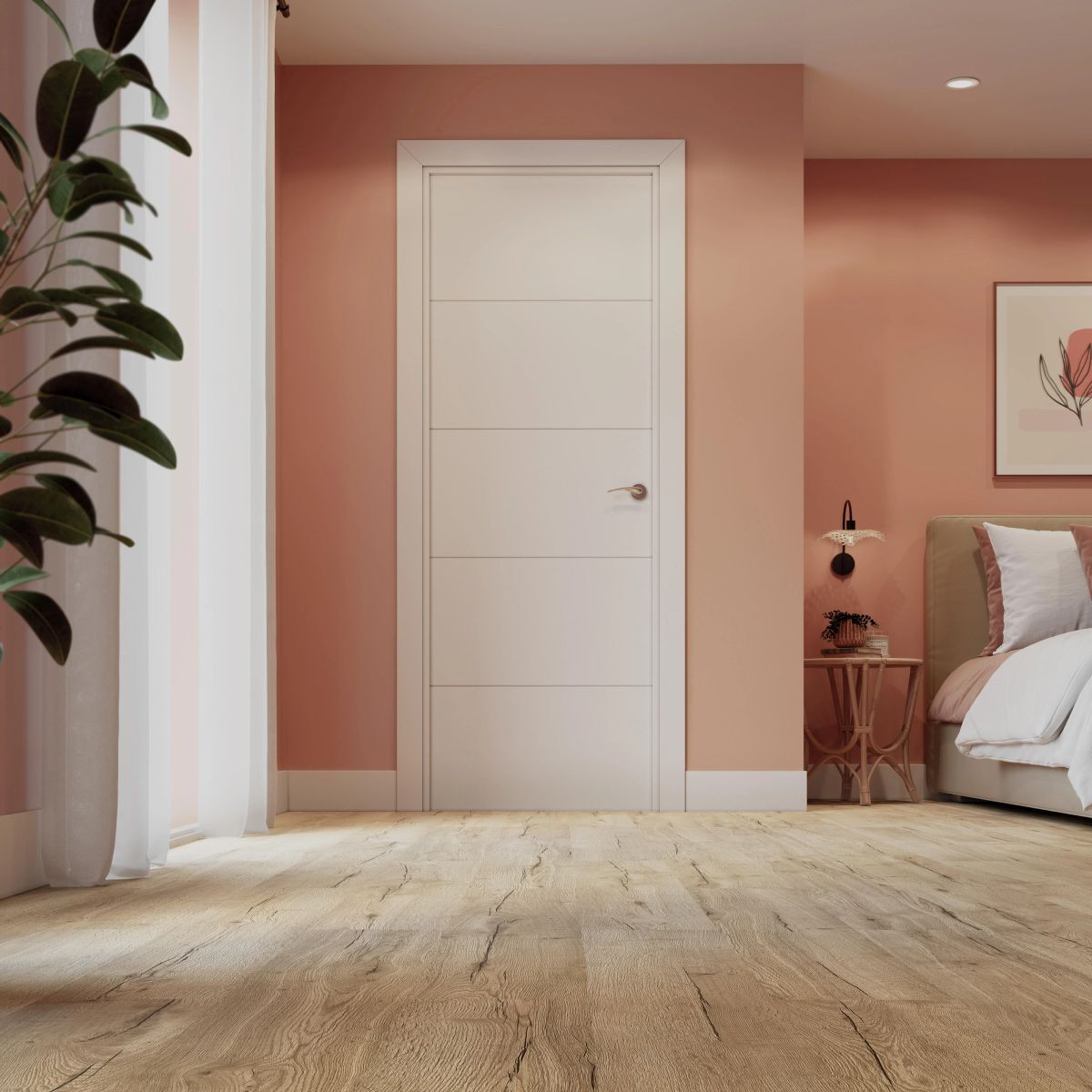 Suelo vinílico SPC clic Zaragoza Extrem efecto madera natural NAT340 ARTENS de Leroy Merlin