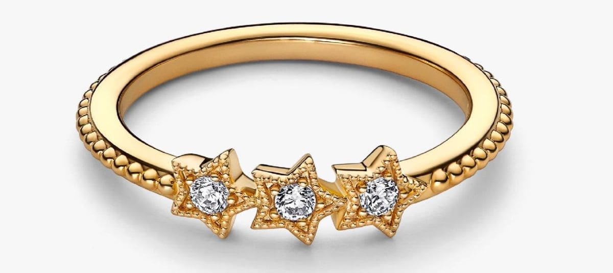 Anillo Estrellas Celestiales de Pandora