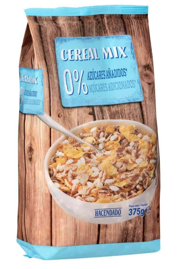 Cereales Cereal Mix Hacendado 0 azúcares añadidos
