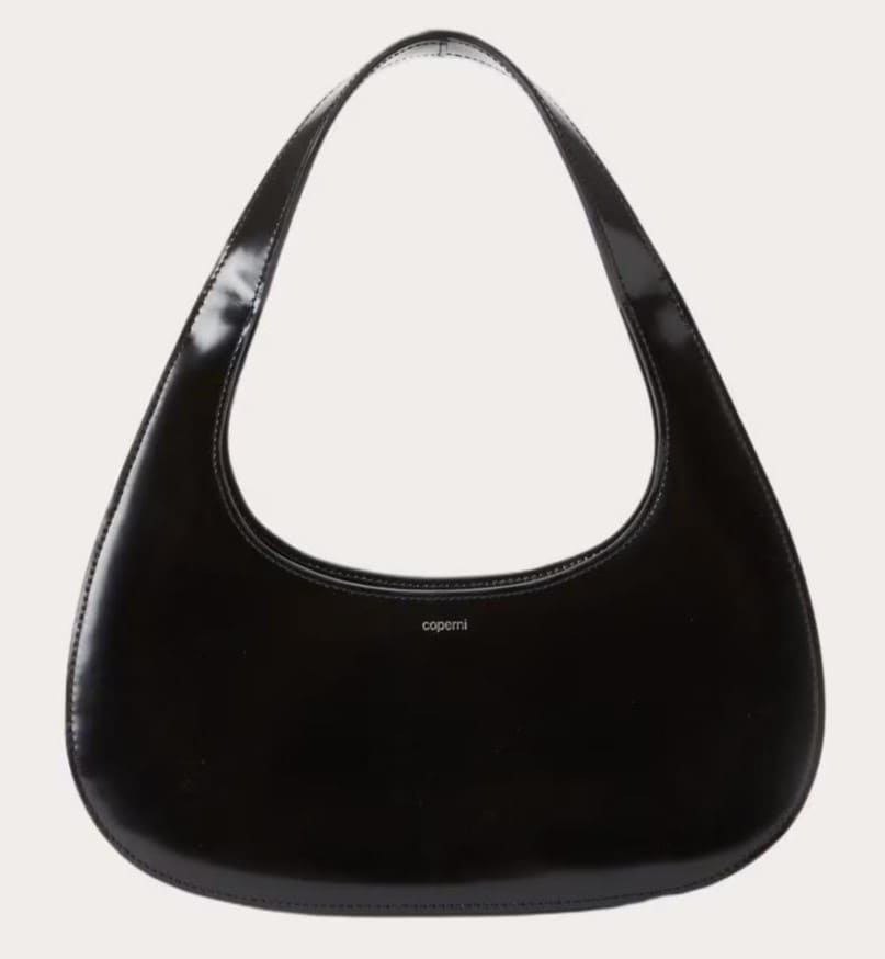 Bolso de hombro New Baguette de piel, Coperni