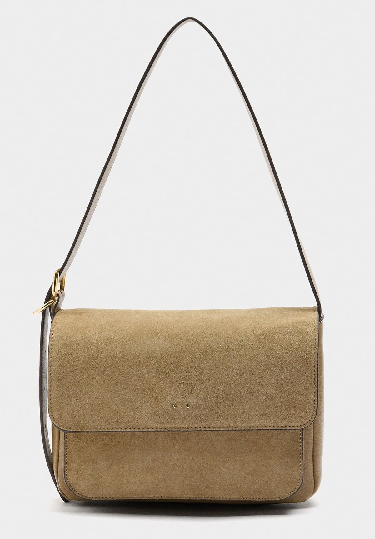 Bolso bandolera con piel