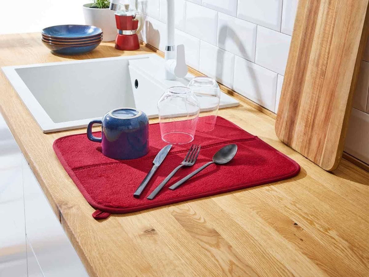 Alfombrilla escurreplatos para fregadero, Livarno Home