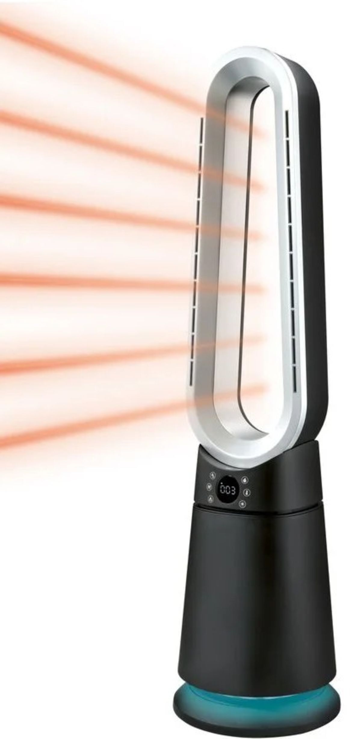 Ventilador calefactor sin rotor con LED 2000 W TRONIC de Lidl