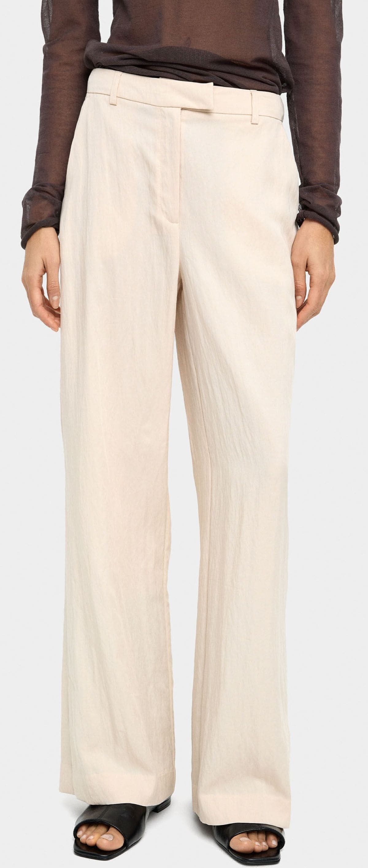 Pantalón recto efecto arrugado de Parfois