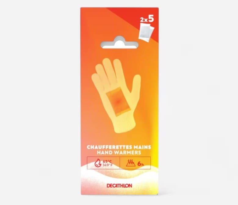 Wedze calientamanos x10 de Decathlon
