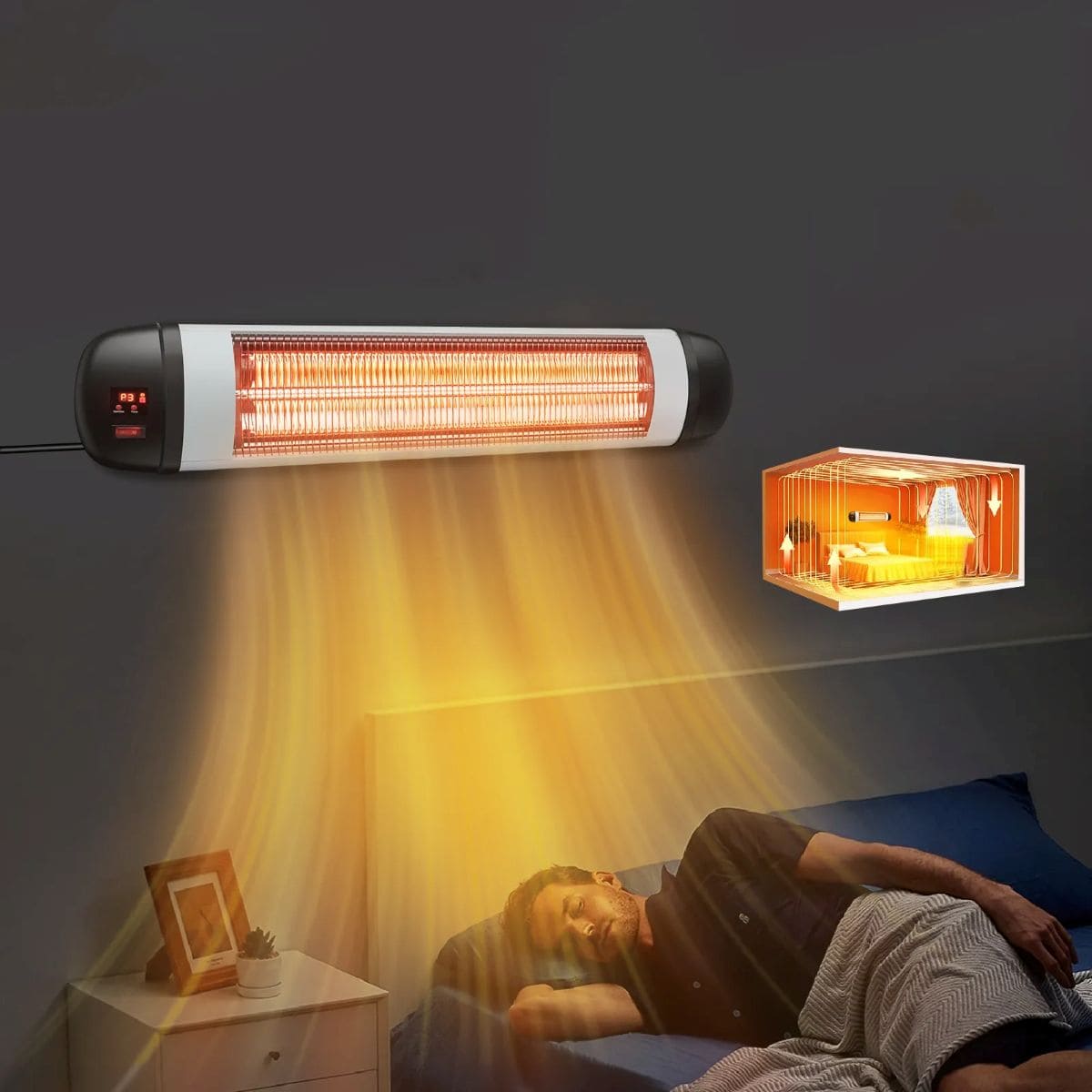 Calentador de infrarrojos ZMH