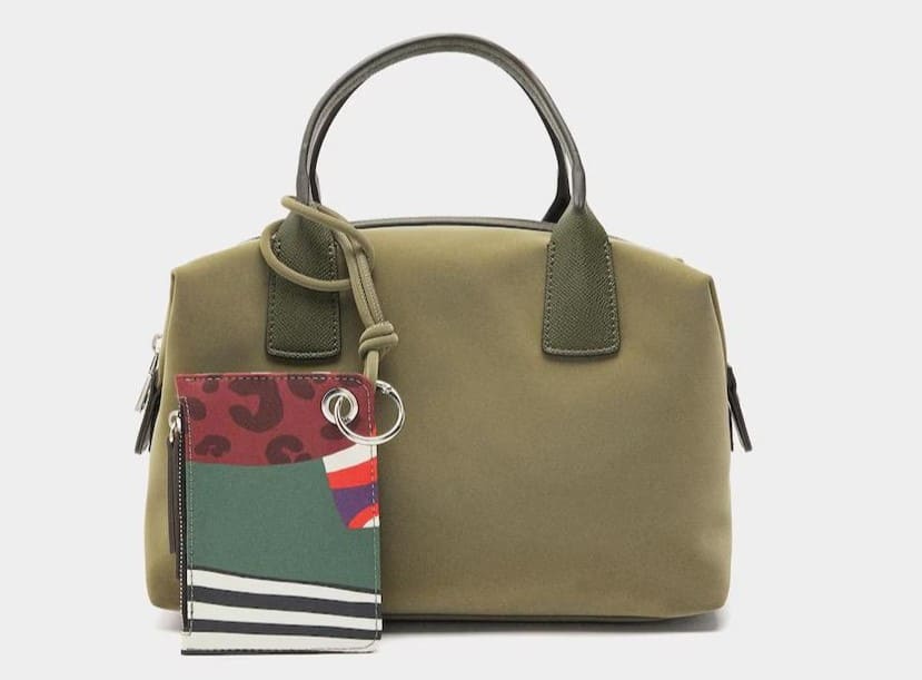 Bolso de mano estilo tote multiposición con monedero extraíble