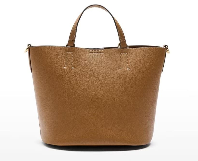 Bolso de mano estilo tote convertible a bandolera con tarjetero extraíble