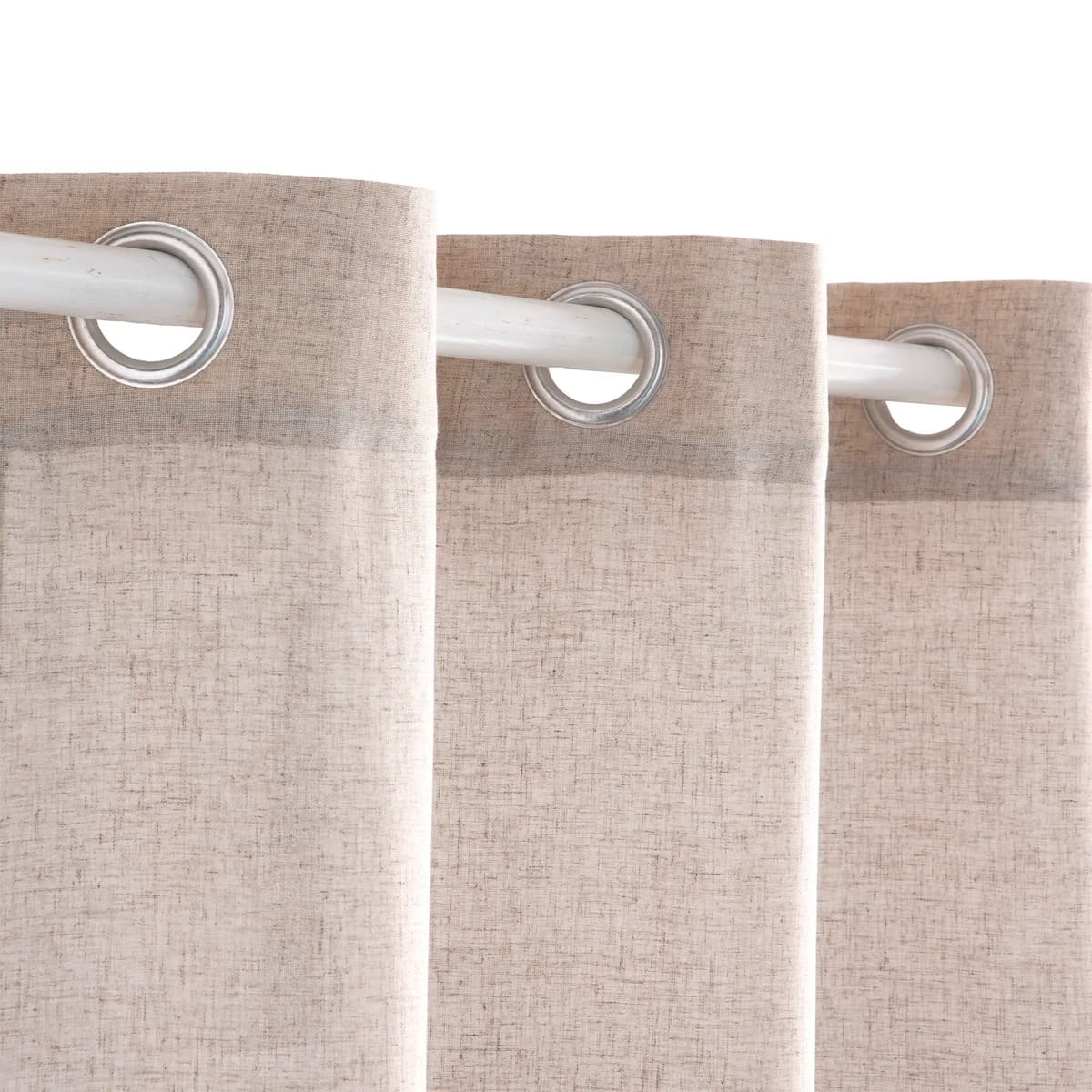 Cortina de salón translúcida con ojales, GAMUSI