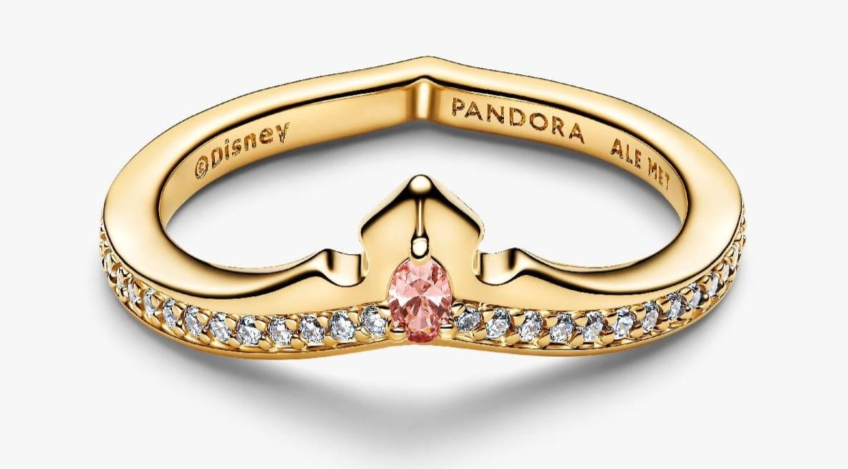 Anillo tiara princesa aurora de disney de Pandora