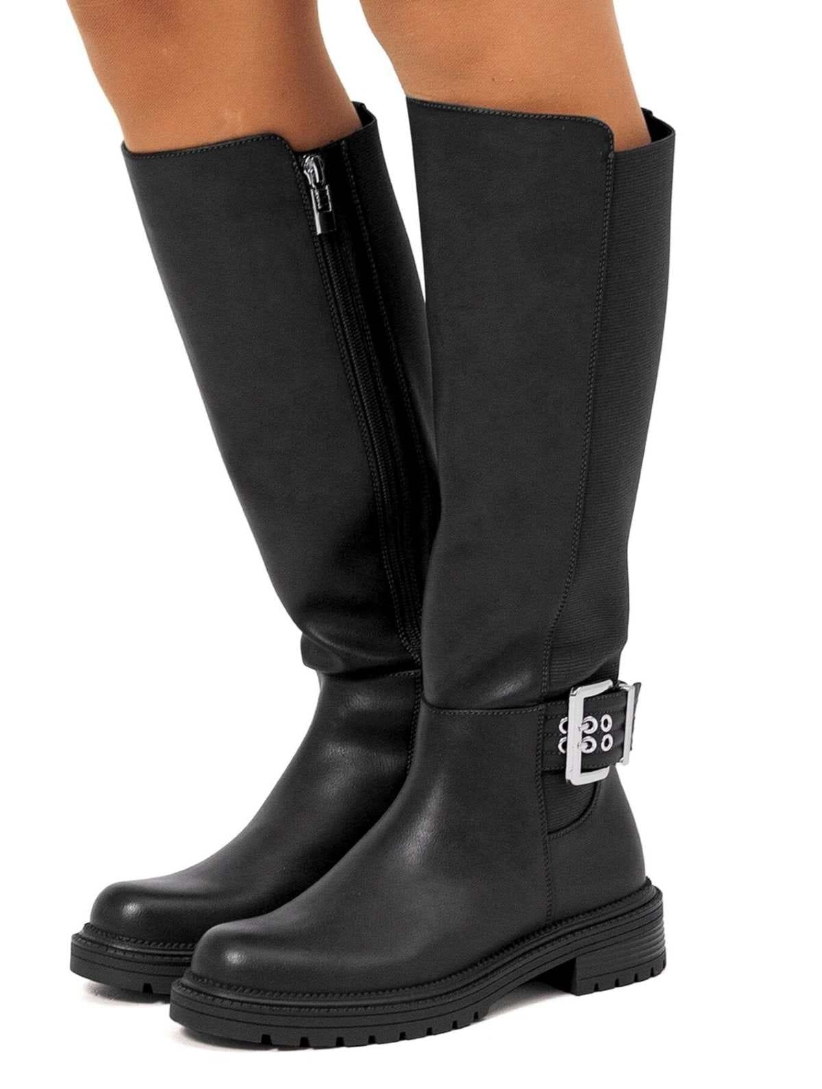 Mustang Botas básicas altas de mujer con elástico en la caña en El Corte Inglés