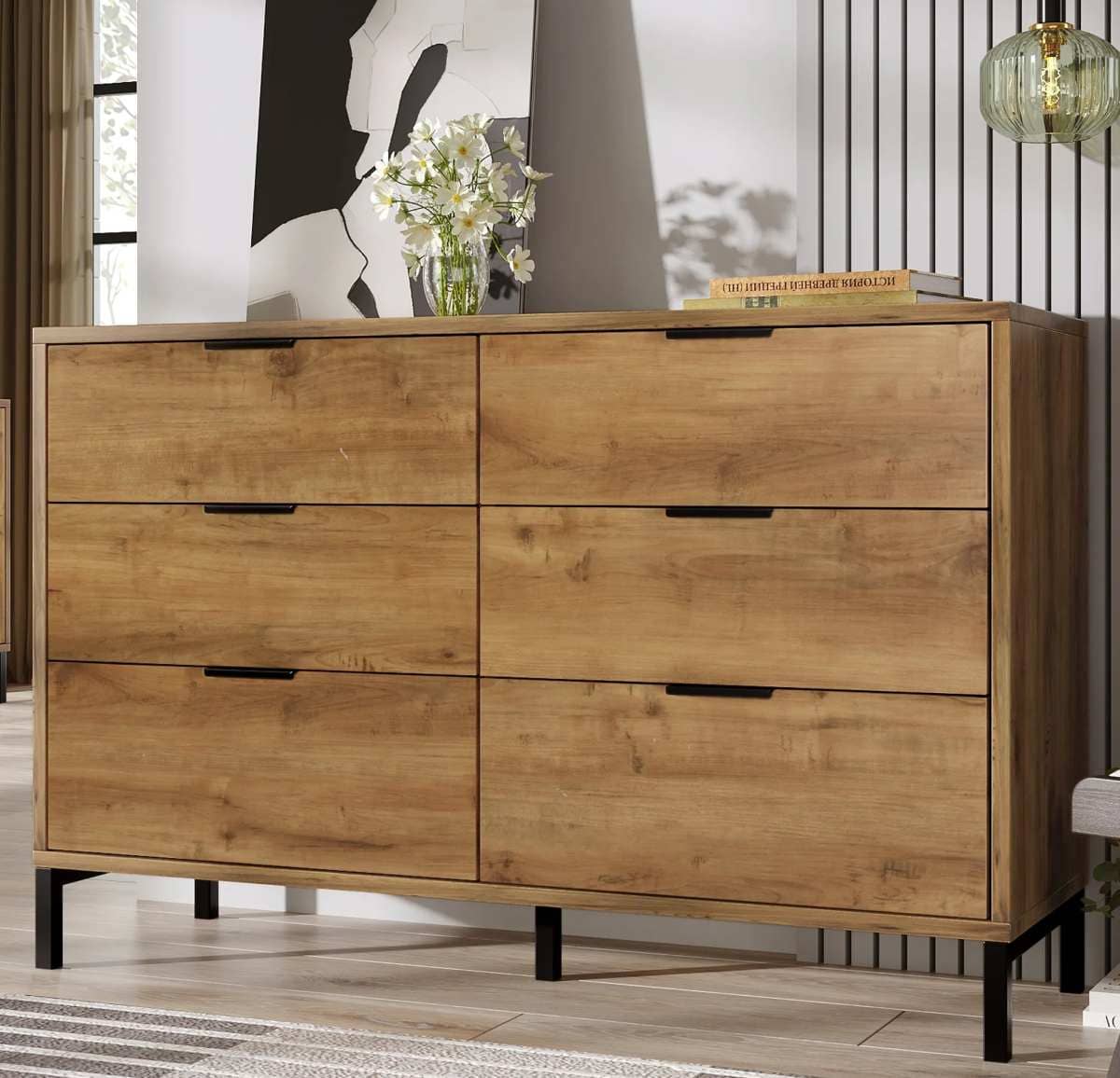 Cómoda con estantes ajustables de Leroy Merlin