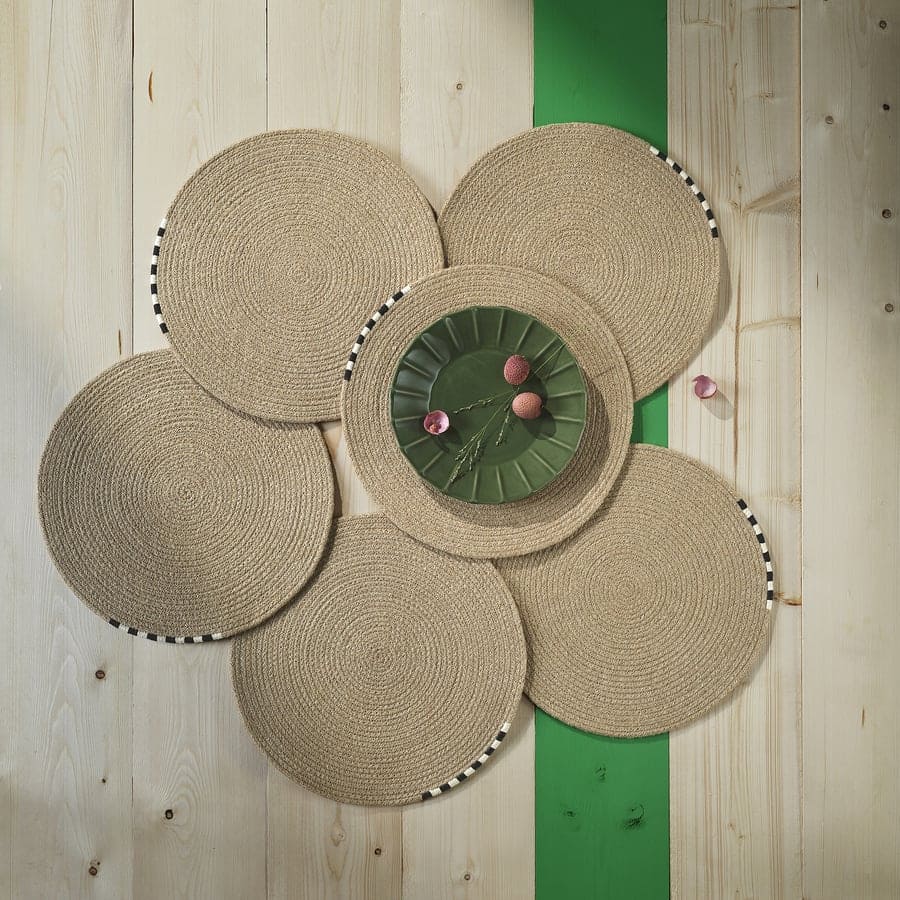 Mantel individual de yute, MÄVINN