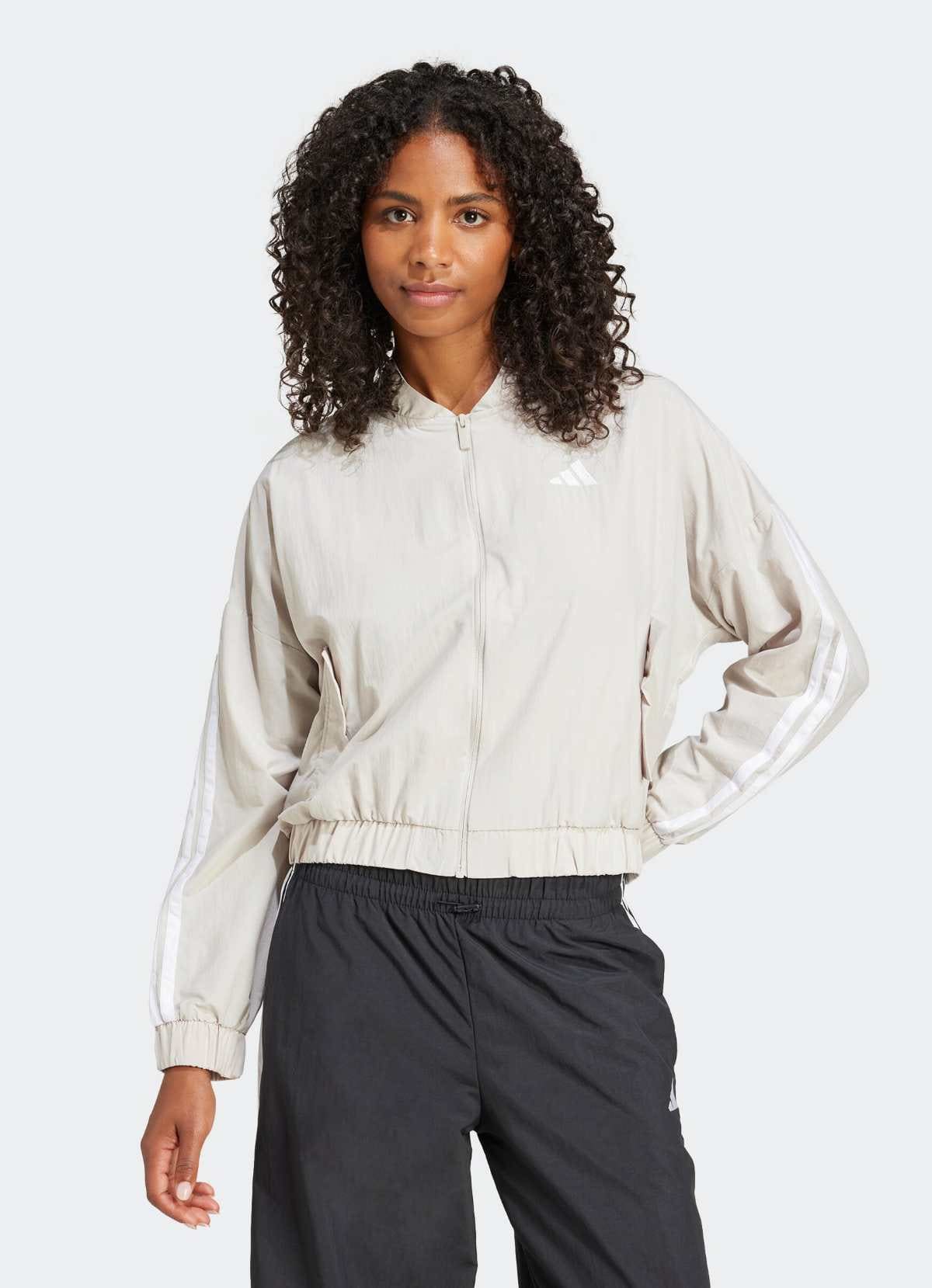 Bomber Adidas mujer gris en Decathlon
