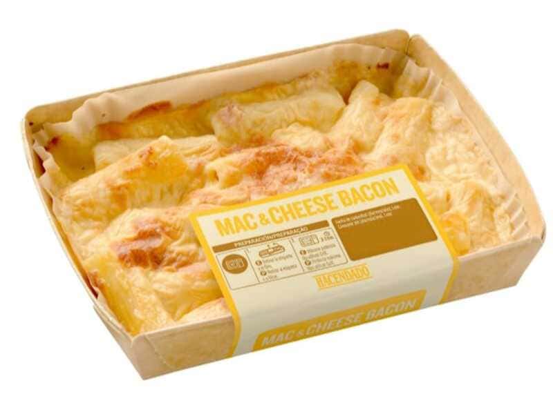 Macarrones Mac & Cheese Bacon gratinados