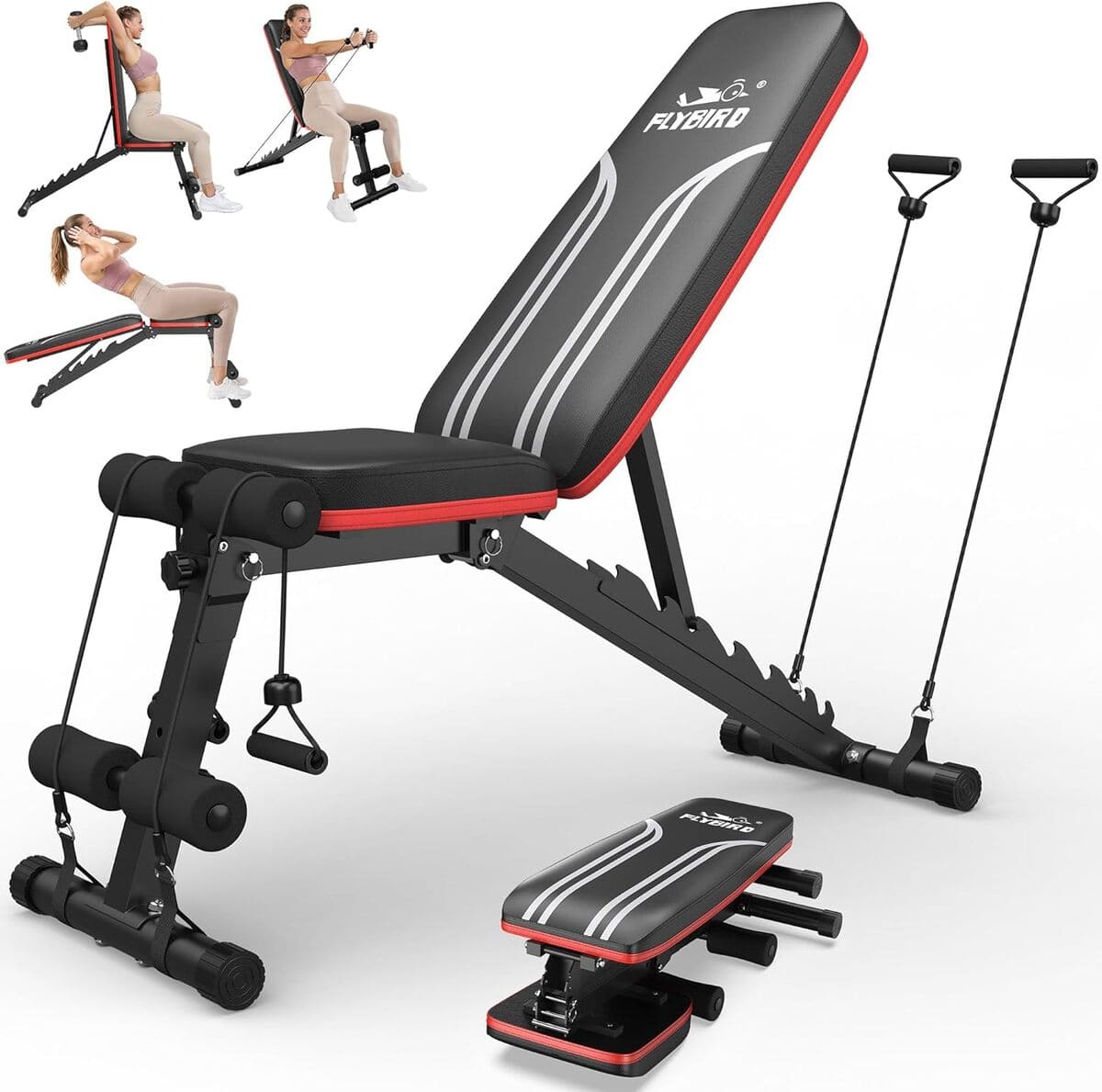 Banco de musculación plegable, FLYBIRD