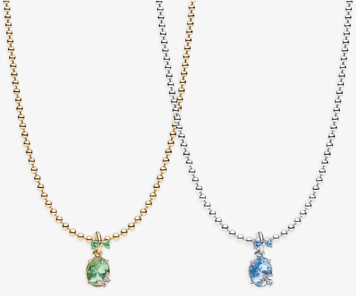 Conjunto de Regalo Collar Cadena Cuentas y Charm Colgante Divisible de Los Bridgerton de Netflix de Pandora