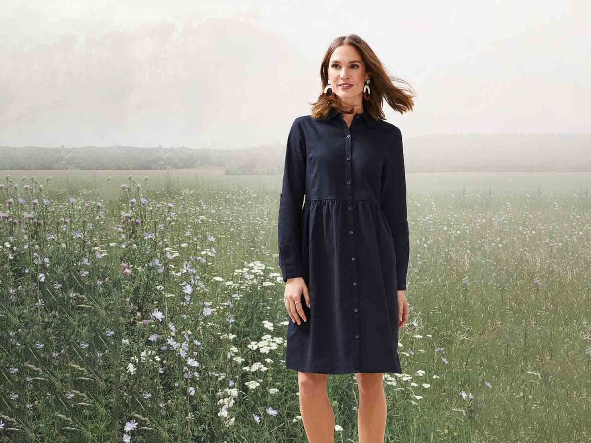 Vestido de cáñamo Esmara