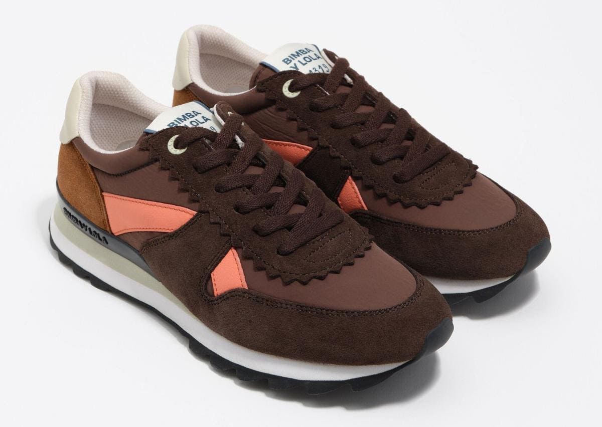 Deportiva técnica 13 19 marrón de Bimba y Lola