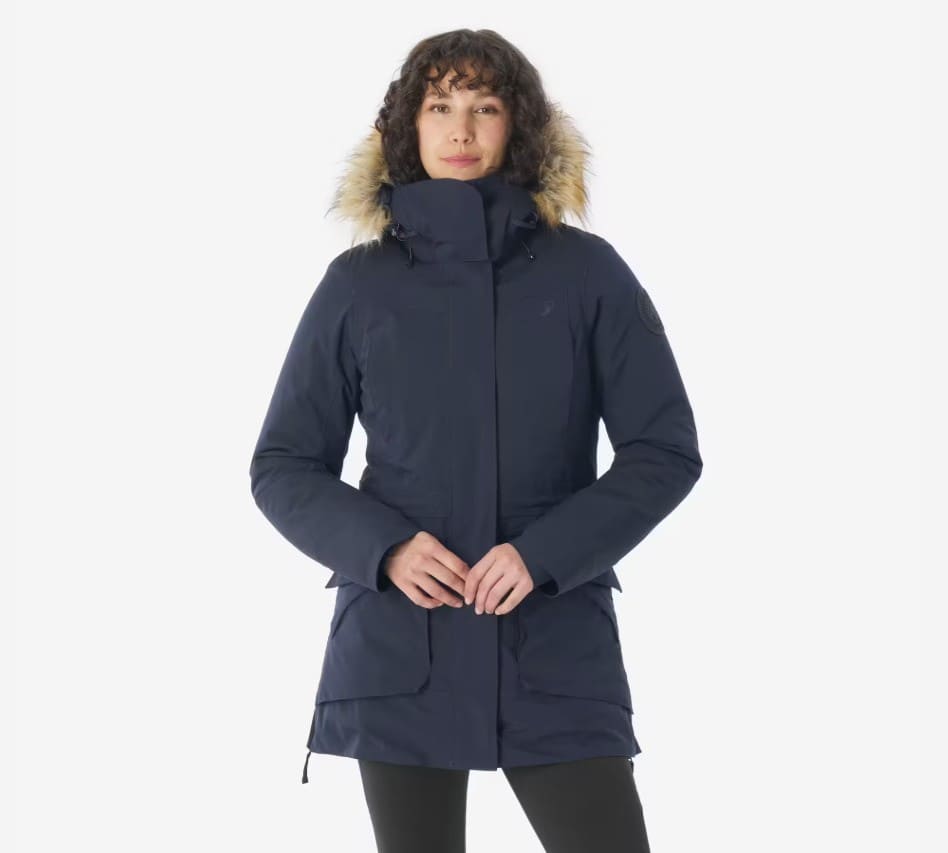 Parka de montaña y nieve impermeable con capucha Mujer Quechua NH900 de Decathlon