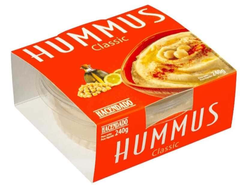 Hummus de garbanzos Hacendado receta clásica