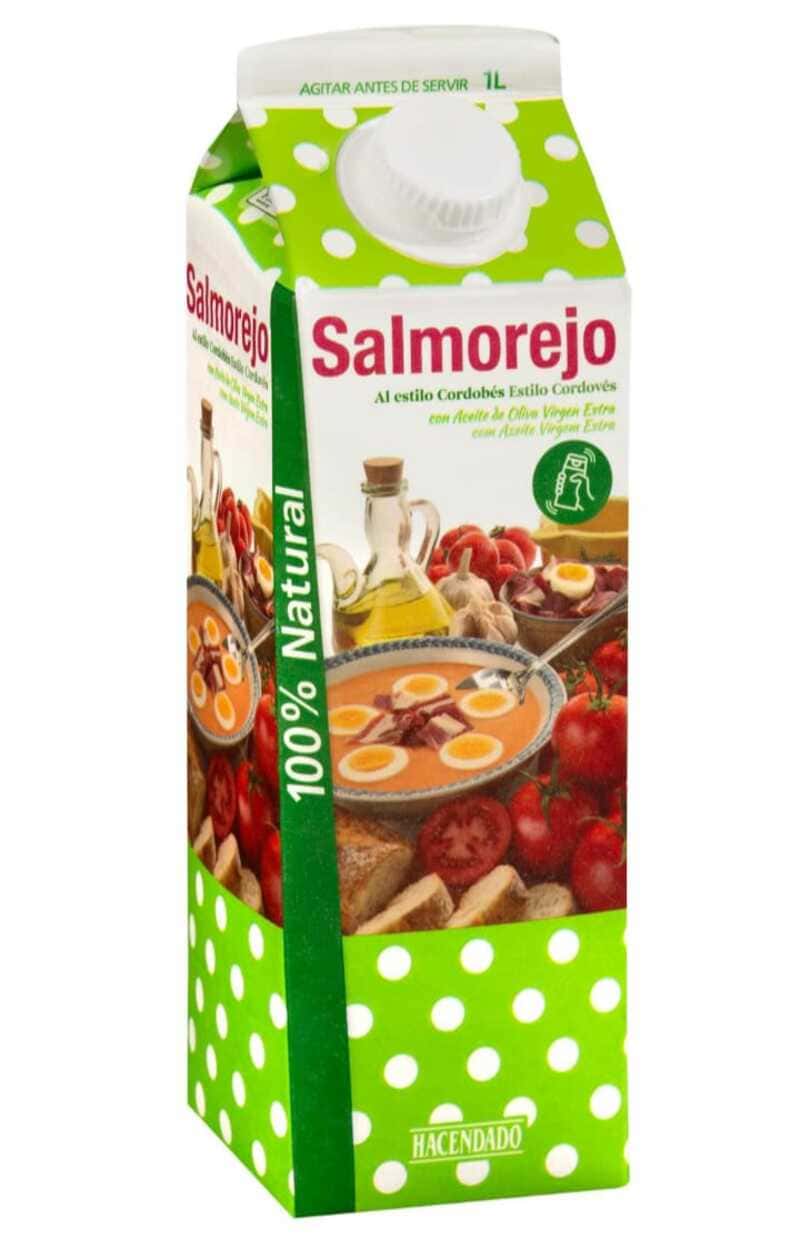 Salmorejo al estilo cordobés Hacendado