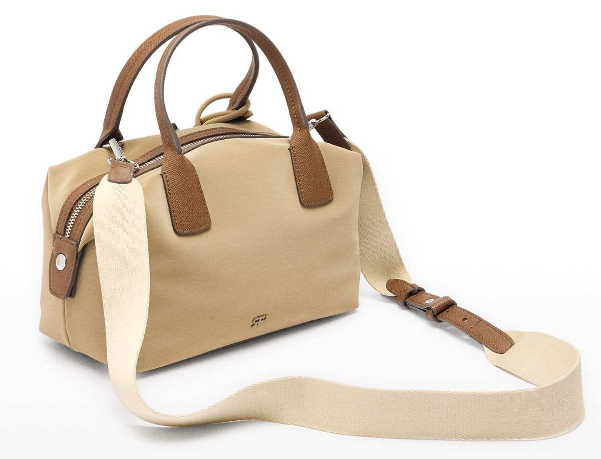 Bolso tote textura suave con colgante de Parfois