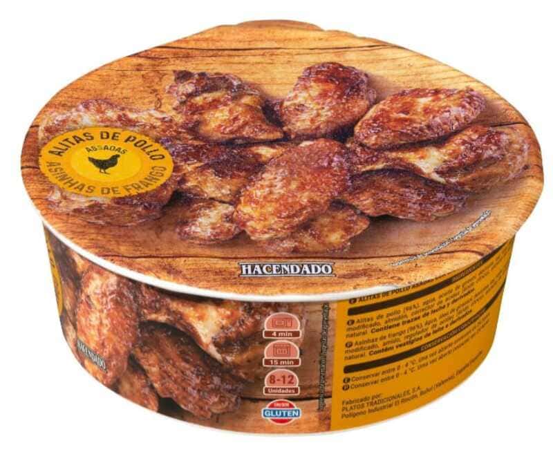 Alitas de pollo asadas