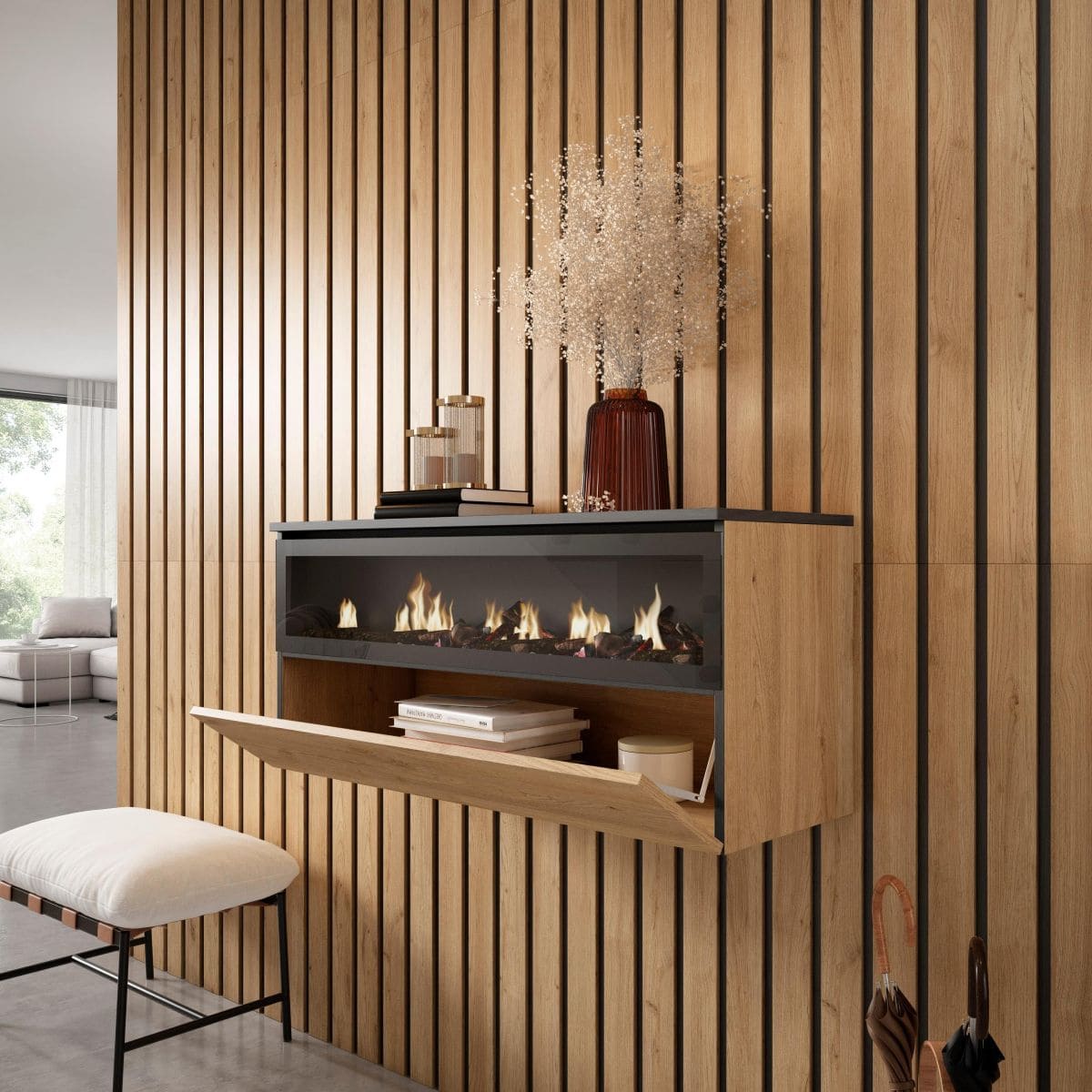 Chimenea Eléctrica Innovation Home Furnish