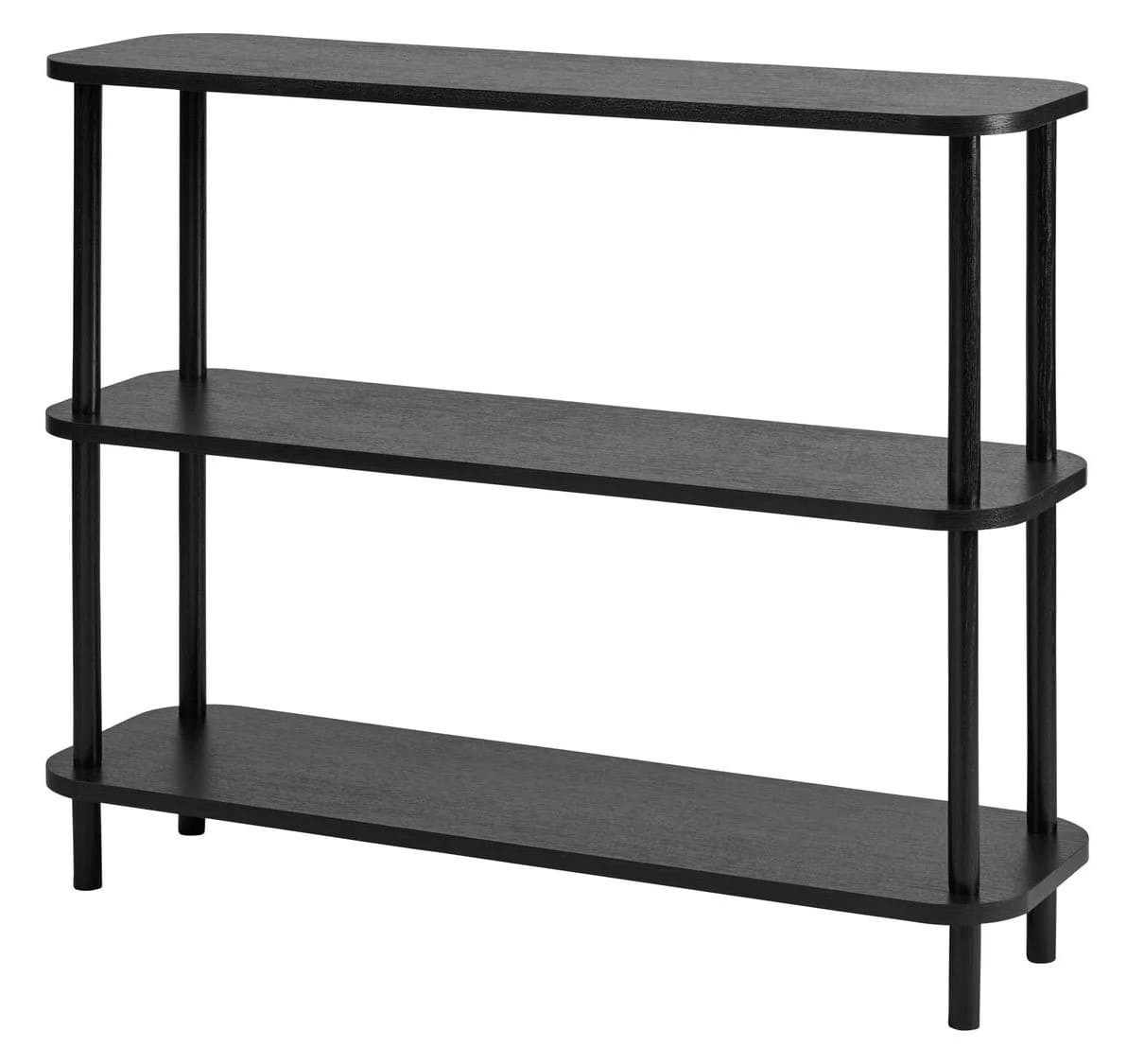 Estantería con esquinas redondeadas