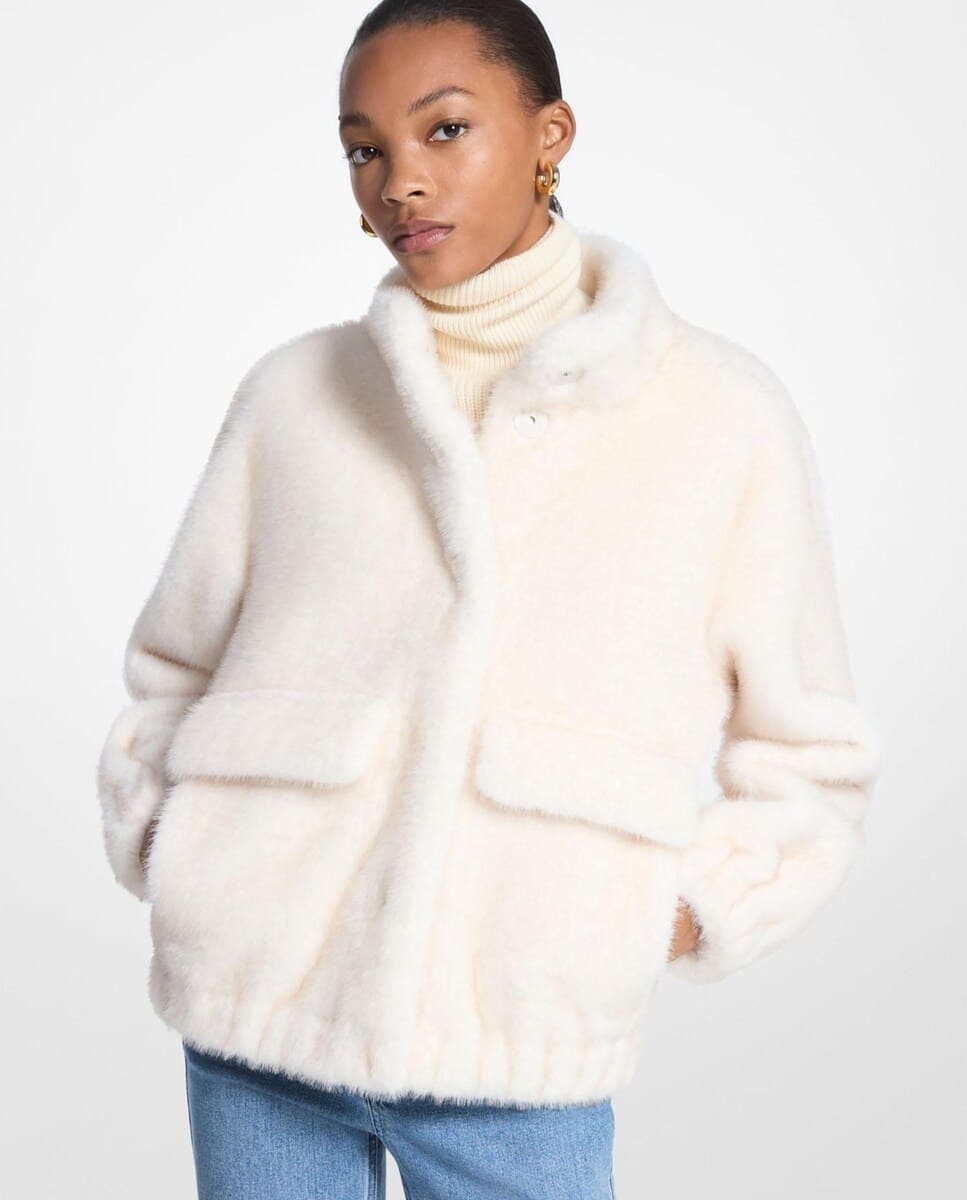 Michael Michael Kors Abrigo de pelo sintético de mujer corto en El Corte Inglés