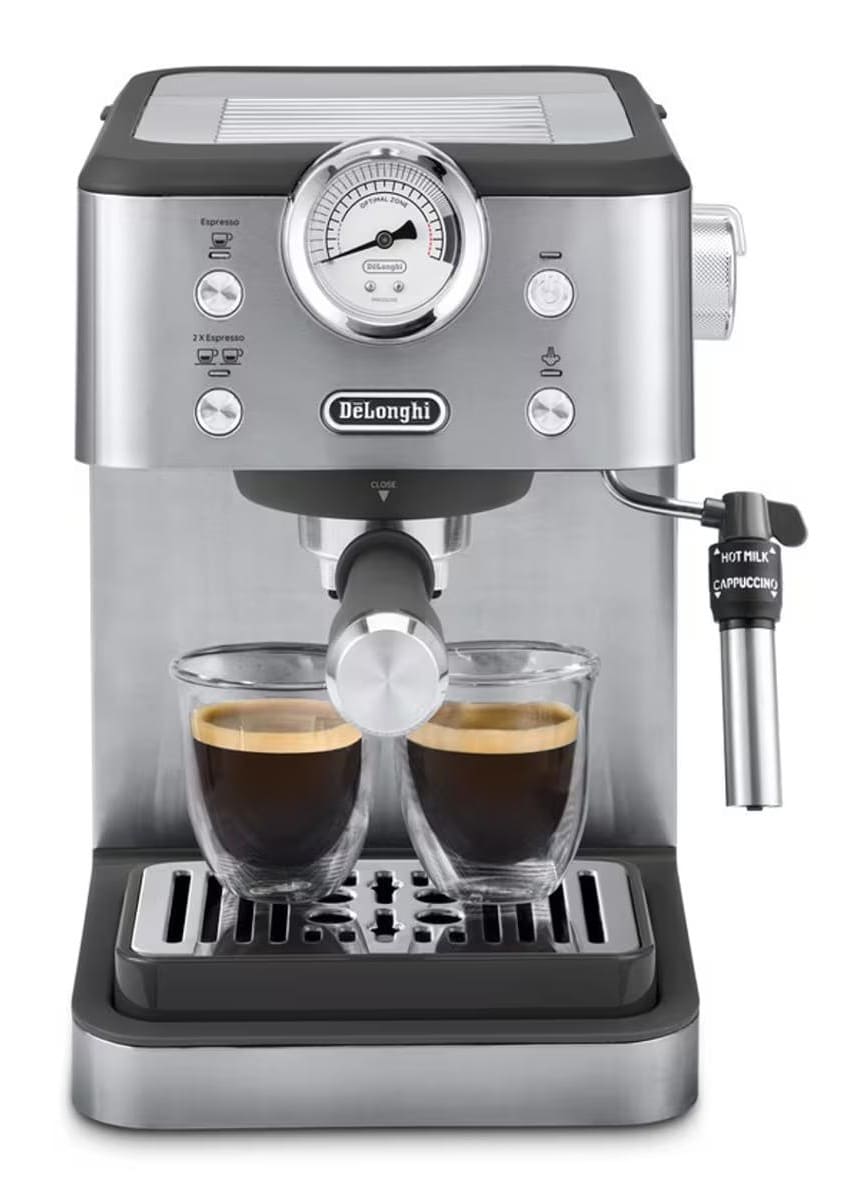 Cafetera espresso manual de bomba De'Longhi Classic EM450.M sistema Cappuccino
