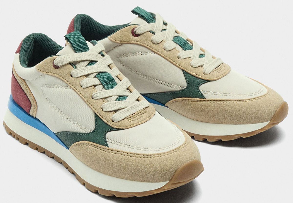 Zapatillas contraste multicolor de Parfois