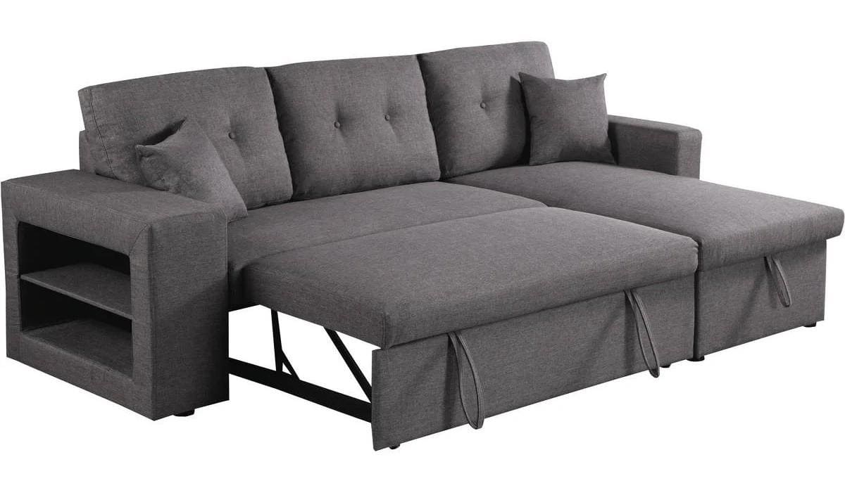 Sofá esquinero convertible reversible Axel en Leroy Merlin