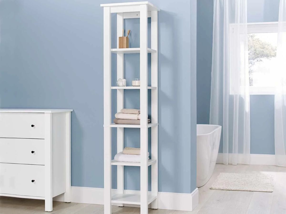 Estantería de 5 compartimentos para el baño Livarno Home de Lidl