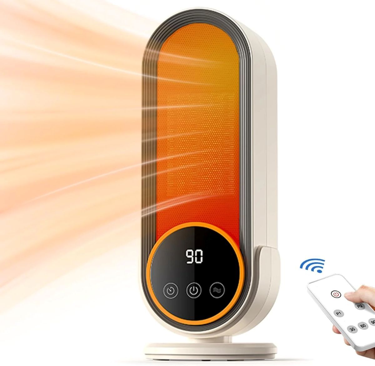 Calentador portátil con termostato ajustable MENNITR de Leroy Merlin