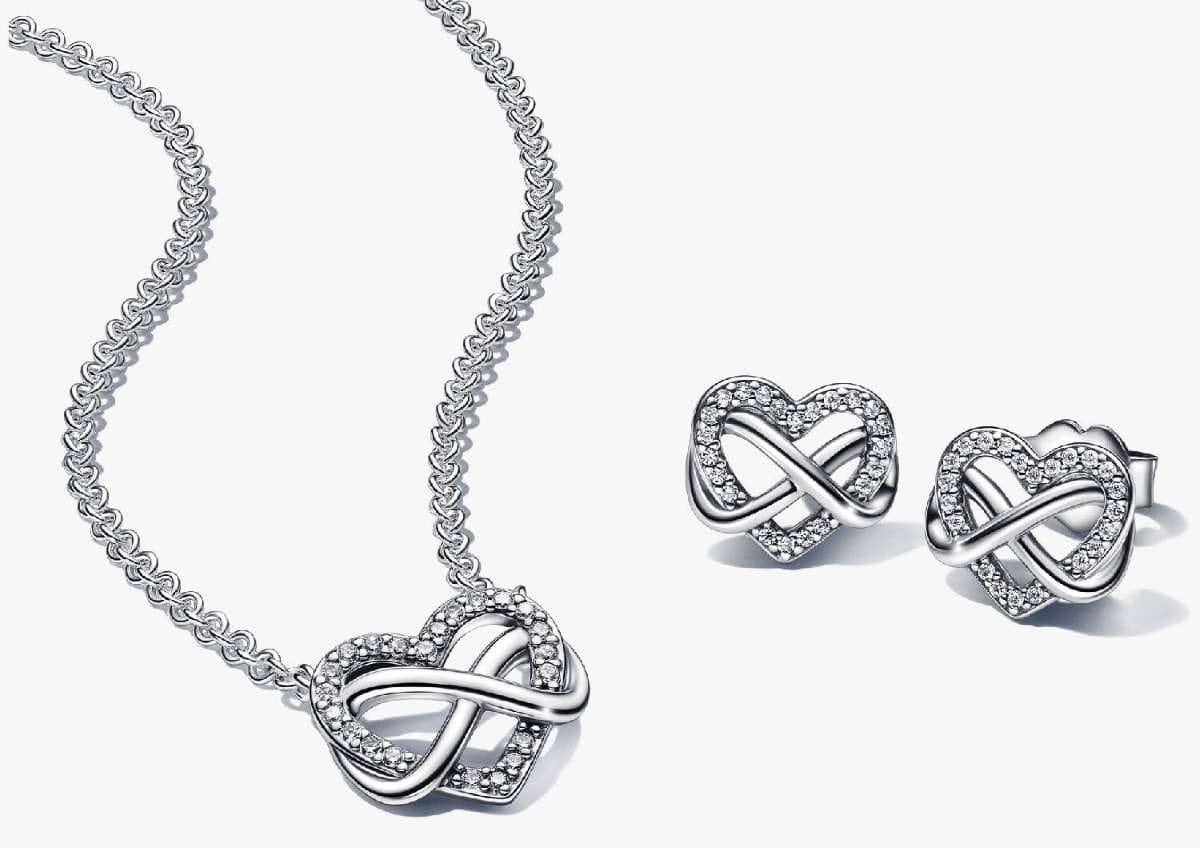 Conjunto de Regalo Corazón Infinito brillante de Pandora