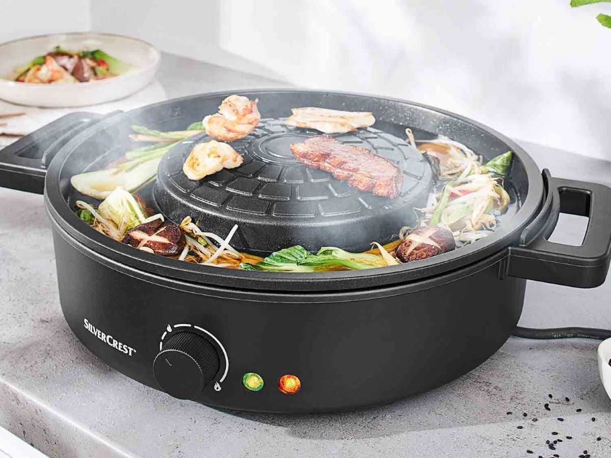 Plancha de sobremesa 2 en 1 SilverCrest de Lidl