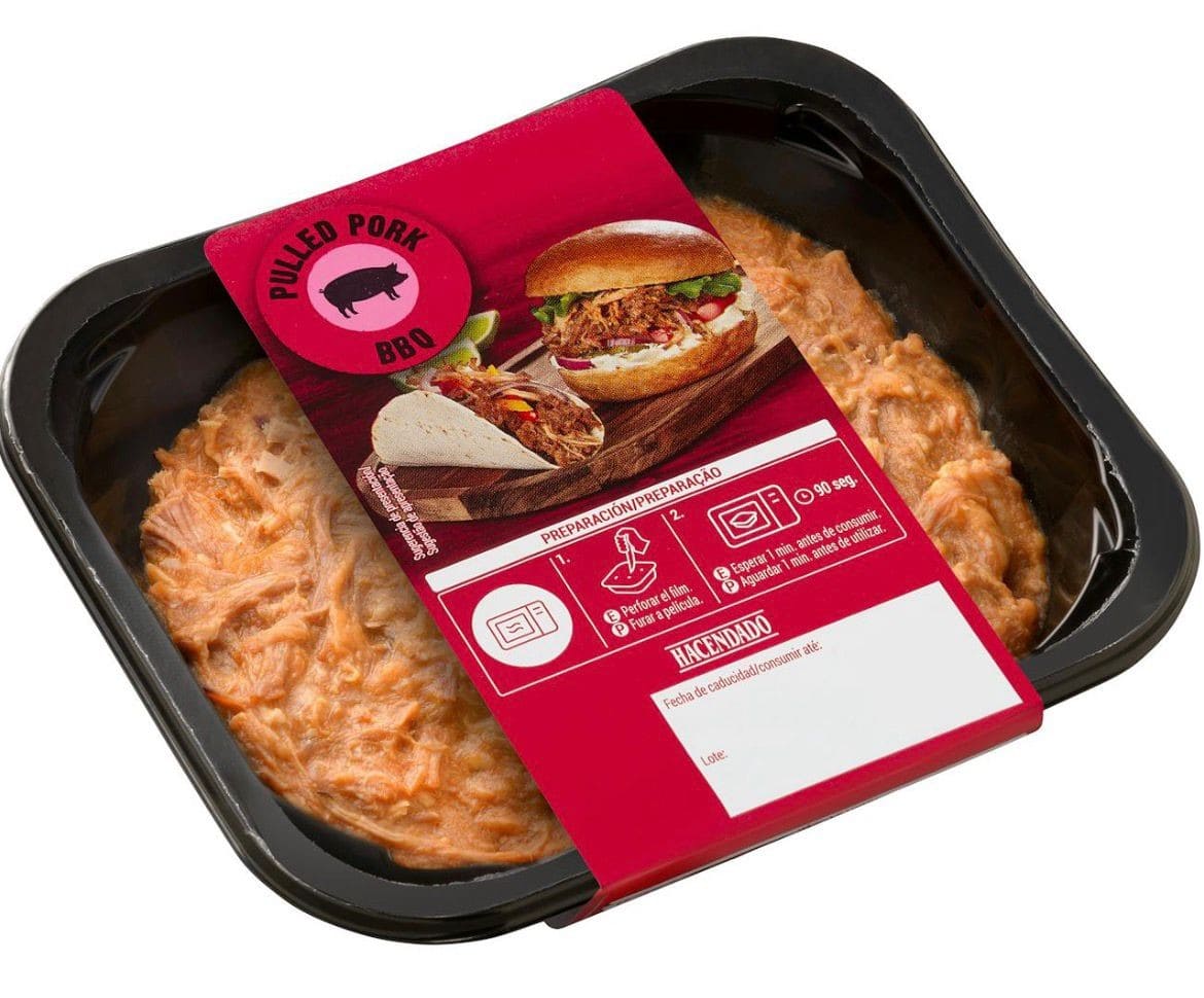 Carne de cerdo Pulled Pork Hacendado
